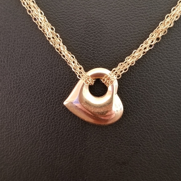 14K Gold Heart Necklace